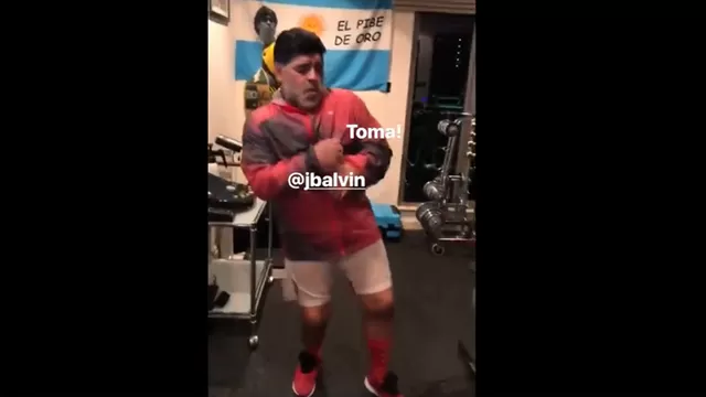 Video: Maradona Instagram.
