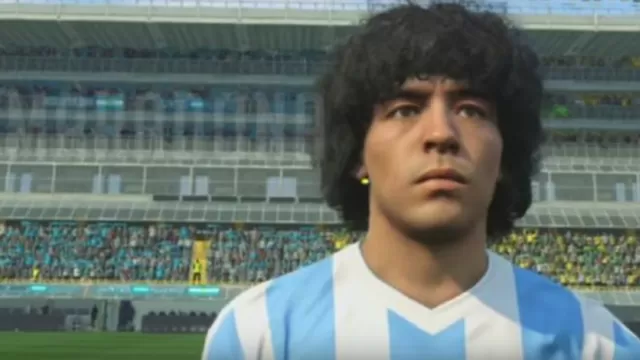 Maradona con la selecci&amp;oacute;n argentina. Foto: PES