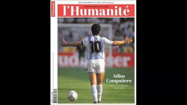 Portadas del mundo dedicadas a Maradona.