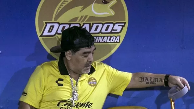 Maradona, DT de los Dorados de Sinaloa, evitó rueda de prensa por posible sanción