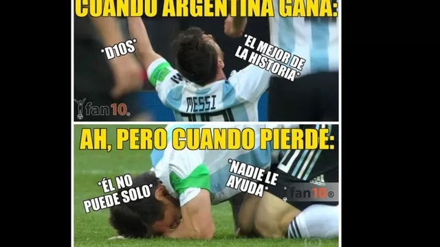 Maradona protagonista de los memes del triunfo de Argentina en Rusia 2018-foto-9