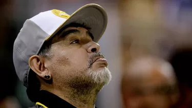 Maradona renov&amp;oacute; con los Dorados de Sinaloa. | Foto: AFP