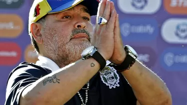 Maradona dejó este martes Gimnasia | Foto: AFP.