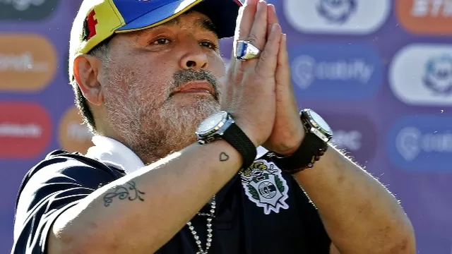 Maradona dejó este martes Gimnasia | Foto: AFP.