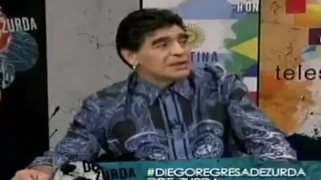 Maradona se burló de la ‘canarinha’ cantando &quot;Brasil decime que se &#39;siete&#39;&quot;
