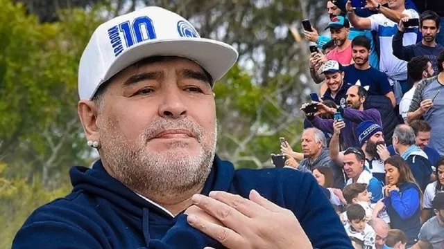 Maradona había dado un paso al costado por temas dirigenciales. | Foto: IG Diego Maradona