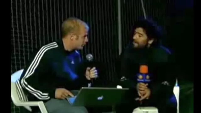 Maradona y su reacción cuando le bromearon con la muerte de Chespirito