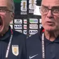 Marcelo Bielsa desató su furia contra periodista tras derrota de Uruguay