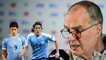 Marcelo Bielsa explicó por qué no convocó a Luis Suárez ni Edinson Cavani