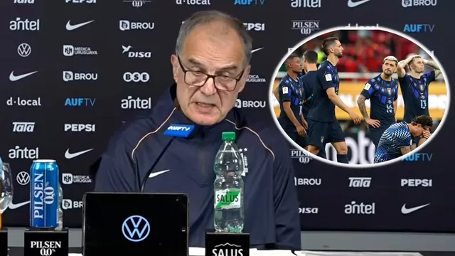 Marcelo Bielsa se despidió de Uruguay y expuso a jugadores de la selección / Foto: AUF / Video: Clarin