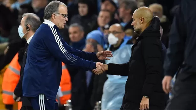 Marcelo Bielsa sufrió ante el Manchester City la peor derrota de su carrera