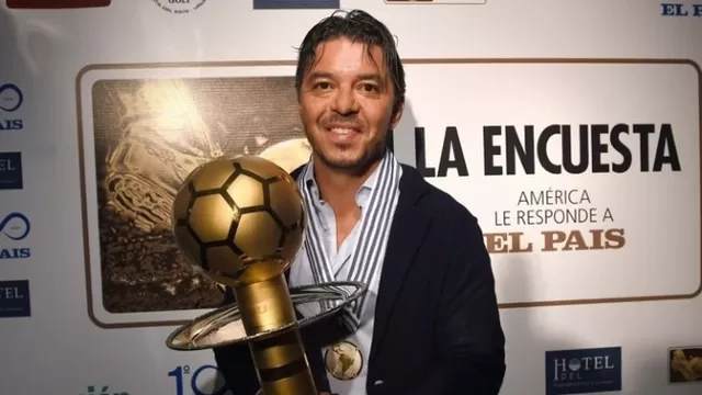 Gallardo no logró la Copa Libertadores, pero fue reconocido | Foto: El País