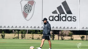 Marcelo Gallardo, DT de River Plate, en conferencia de prensa. | Foto: River Plate.