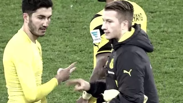 Marco Reus tiene un saludo especial para cada compañero del Dortmund