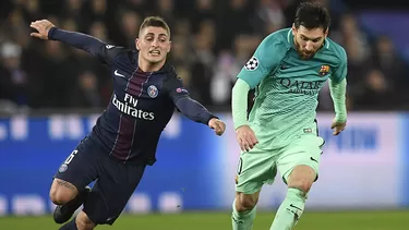 Marco Verratti estuvo en el 6-1 en el Camp Nou.