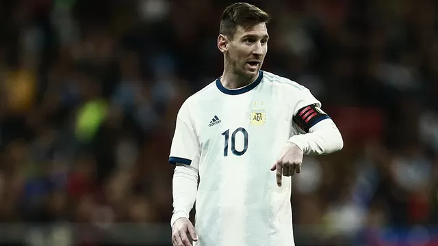 Messi solo jug&amp;oacute; el amistoso con Venezuela. | Foto: AFP