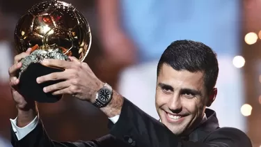 El periodista deportivo argentino despotricó contra el premio que logró el español Rodrigo Hernández o simplemente Rodri. | Foto: AFP