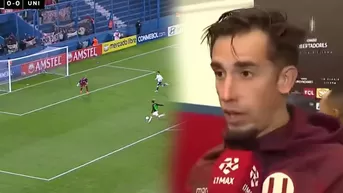 Pérez Guedes dijo por qué no pudo anotar el 1-0 de Universitario