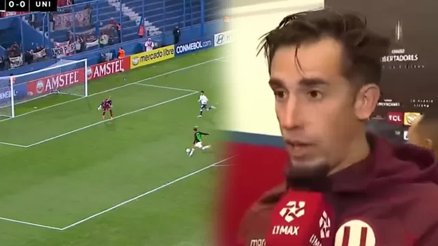 Martín Pérez Guedes reveló por qué motivo no pudo concretar 1-0 de Universitario pese a quedar solo / Fuente: N Deportes