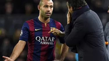 Mascherano, defensa del Barcelona.