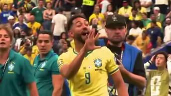 Matheus Cunha y el provocador gesto a jugador de Japón tras la victoria de Brasil