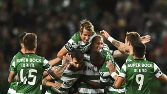 Mathieu anotó golazo de tiro libre y Sporting ganó 2-0 a Tondela en Portugal