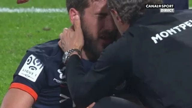 Mathieu Deplagne: jugador del Montpellier perdió diente en pleno partido