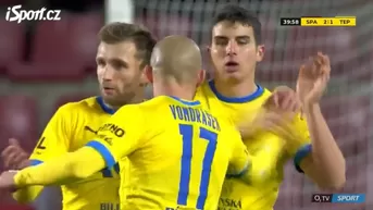 Matías Succar marcó su primer gol con el FK Teplice en República Checa