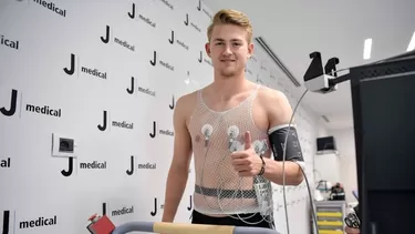 Matthijs De Ligt será presentado como el gran refuerzo de la Juventus. | Foto: Juventus