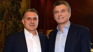 Mauricio Macri recibió a Martino y le deseó &quot;suerte&quot; en la Copa América