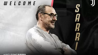 Maurizio Sarri es el nuevo entrenador del Juventus de Turín | Foto: Juventus.