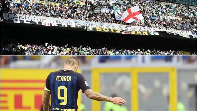 Mauro Icardi: barra del Inter de Milán le dedicó agresivo mensaje