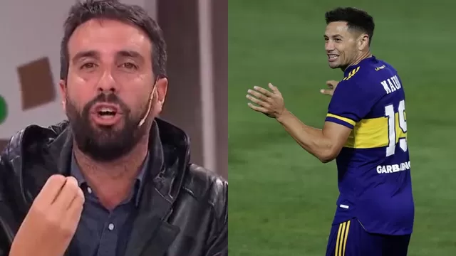 Fuerte cruce entre Mauro Zárate y Flavio Azzaro. | Video: América (Argentina)