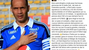 Mayer Candelo reveló que rechazó oferta de Melgar al dejar el fútbol