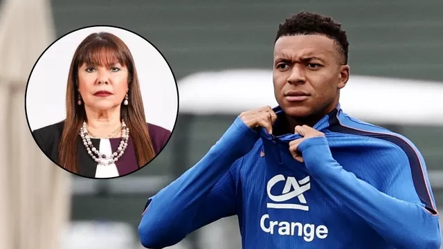 Mbappé le respondió a la senadora paraguaya por X. Foto: Reuters