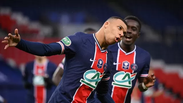 Mbappé marcó un golazo: PSG venció 3-0 al  Lille y avanzó a cuartos de la Copa de Francia