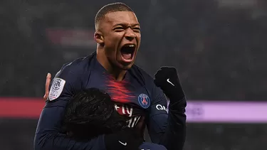 Mbapp&amp;eacute; marc&amp;oacute; este s&amp;aacute;bado un &amp;#039;hat-trick&amp;#039; con el PSG sobre el Guingamp. | Foto: AFP