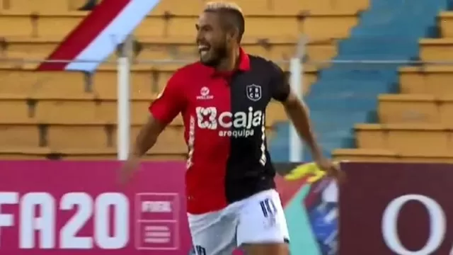 Joel Sánchez celebra el 1-0 de Melgar en Bolivia. | Video: DirecTV