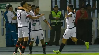 Melgar abrió el marcador al minuto 16. | Foto: Captura de Video Melgar abrió el marcador al minuto 16. | Foto: Captura de Video