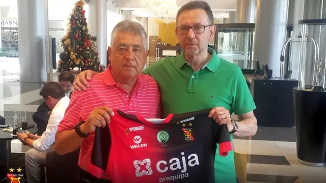 Melgar le entregó camiseta al nuevo presidente del Chapecoense