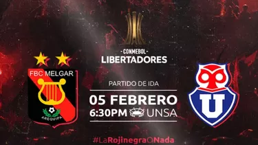 Melgar y Universidad de Chile se miden en el duelo de ida este 5 de febrero en Arequipa. | Foto: FBC Melgar.