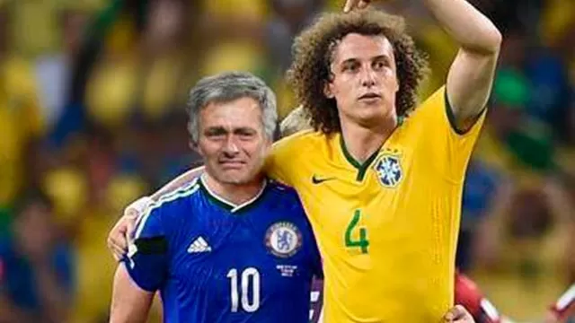 Meme de David Luiz con Mourinho causa sensación en las redes sociales