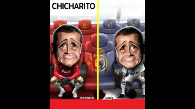 Los memes del &#39;Chicharito&#39; Hernández y su afición de ir a la banca-foto-8
