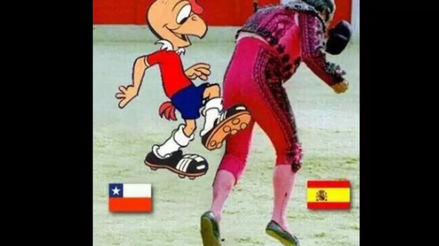 Los memes de Condorito por la victoria de Chile que eliminó a España-foto-2