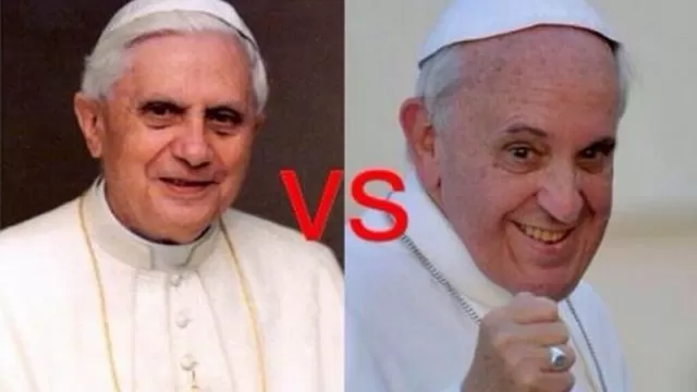 Memes enfrentan a Francisco y Benedicto XVI en la final del Mundial
