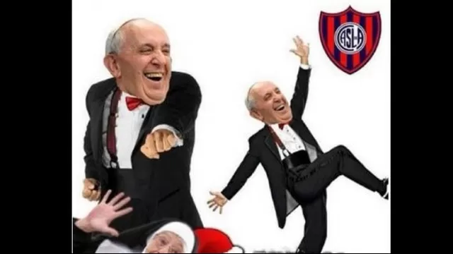 Los memes del papa Francisco y la Libertadores de San Lorenzo-foto-1