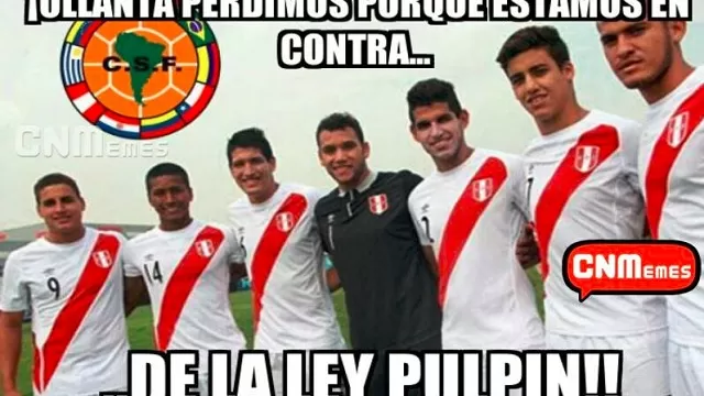 Los memes de la selección sub 20 tras caer goleada en el Sudamericano-foto-2