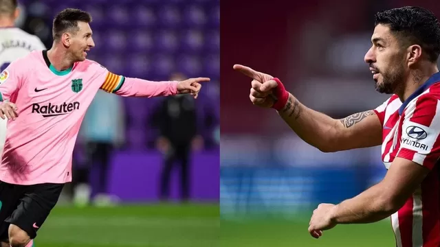 Messi y Luis Suárez están en la cima de la tabla de goleadores | Foto: AFP.
