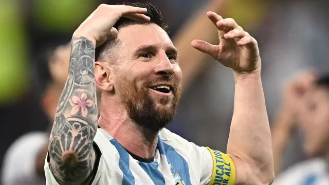 Messi anotó el primer gol del triunfo argentino. | Foto: AFP/Video: Latina