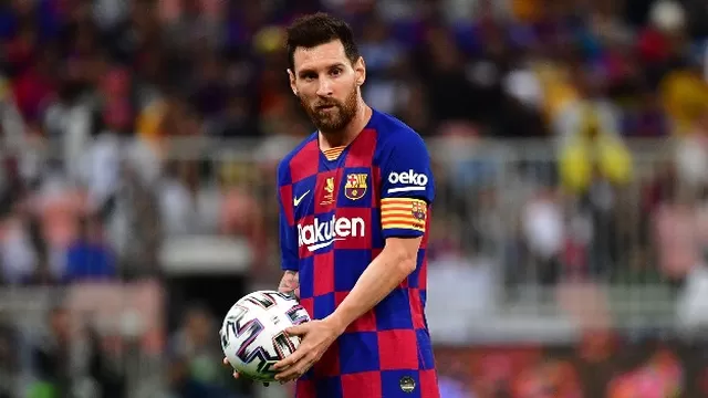 Messi anotó el empate parcial del Barcelona ante Atlético de Madrid. | Foto: AFP